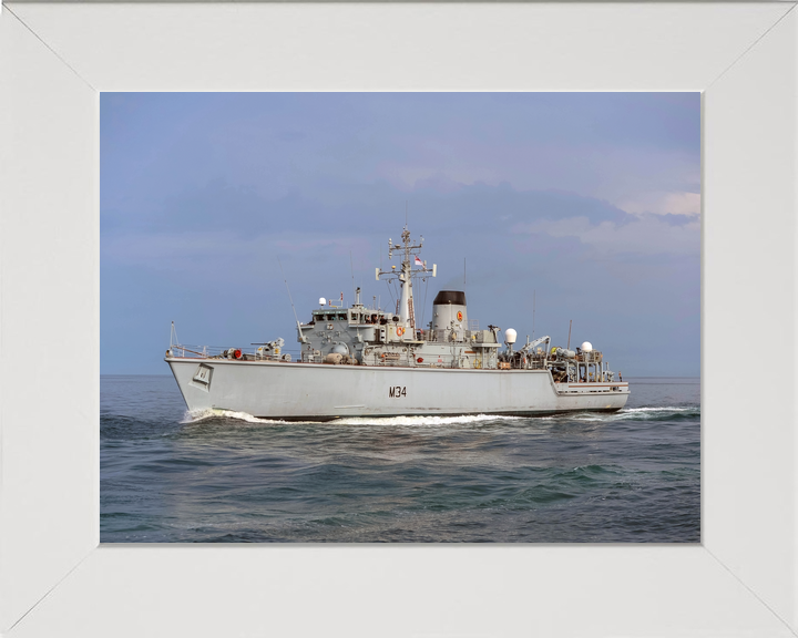 HMS Middleton M34 Hunt Class Mine Warfare Vessel March 2016 Photo Print - Posters, Prints, & Visual Artwork - by Hampshire Prints (image 5 of 9)