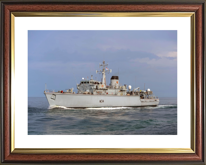 HMS Middleton M34 Hunt Class Mine Warfare Vessel March 2016 Photo Print - Posters, Prints, & Visual Artwork - by Hampshire Prints (image 8 of 9)