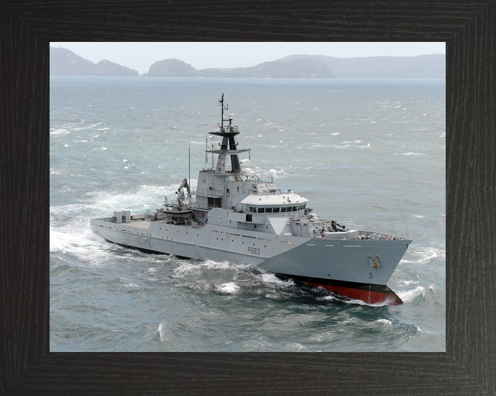 HMS Mersey P283 River Class Patrol Vessel March 2016 Starboard Bow View Photo Print - Posters, Prints, & Visual Artwork - by Hampshire Prints (image 3 of 9)