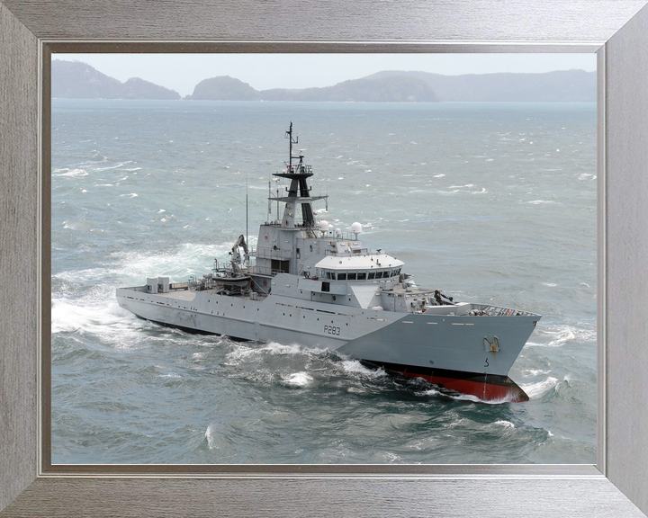 HMS Mersey P283 River Class Patrol Vessel March 2016 Starboard Bow View Photo Print - Posters, Prints, & Visual Artwork - by Hampshire Prints (image 7 of 9)