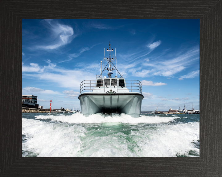 HMS Magpie H130 Coastal Survey Vessel March 2019 Bow View Photo Print - Posters, Prints, & Visual Artwork - by Hampshire Prints (image 3 of 9)