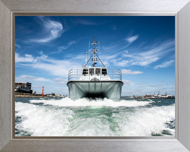 HMS Magpie H130 Coastal Survey Vessel March 2019 Bow View Photo Print - Posters, Prints, & Visual Artwork - by Hampshire Prints (image 7 of 9)