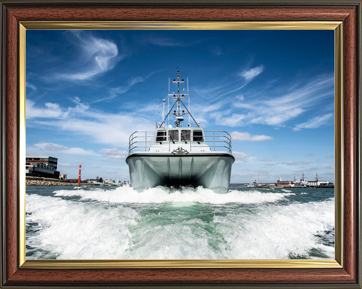 HMS Magpie H130 Coastal Survey Vessel March 2019 Bow View Photo Print - Posters, Prints, & Visual Artwork - by Hampshire Prints (image 9 of 9)