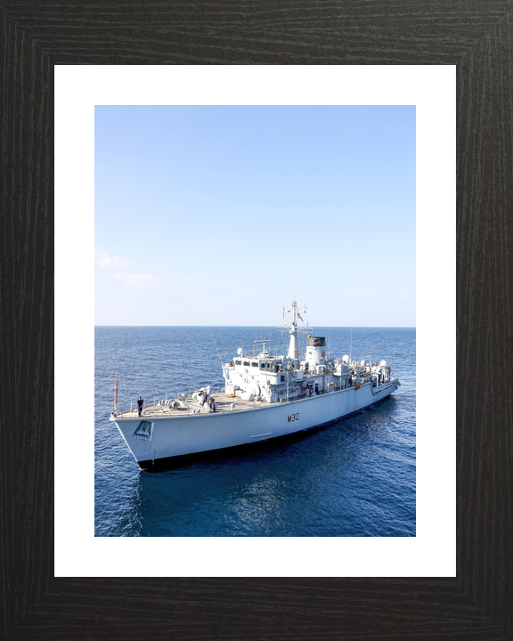 HMS Ledbury M30 Hunt Class Minesweeper 2020 Port Bow View Photo Print - Posters, Prints, & Visual Artwork - by Hampshire Prints (image 2 of 9)