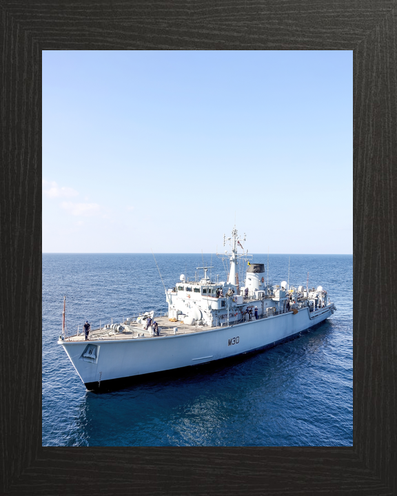 HMS Ledbury M30 Hunt Class Minesweeper 2020 Port Bow View Photo Print - Posters, Prints, & Visual Artwork - by Hampshire Prints (image 3 of 9)