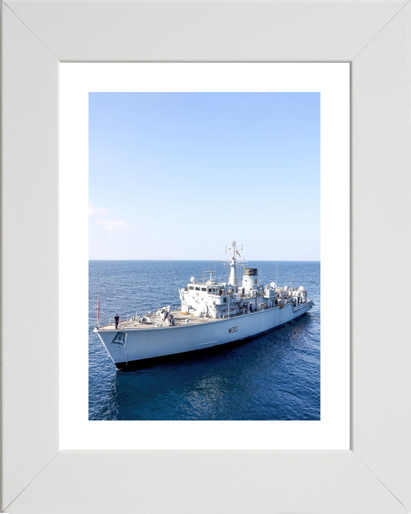 HMS Ledbury M30 Hunt Class Minesweeper 2020 Port Bow View Photo Print - Posters, Prints, & Visual Artwork - by Hampshire Prints (image 4 of 9)