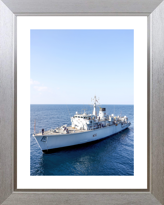 HMS Ledbury M30 Hunt Class Minesweeper 2020 Port Bow View Photo Print - Posters, Prints, & Visual Artwork - by Hampshire Prints (image 6 of 9)