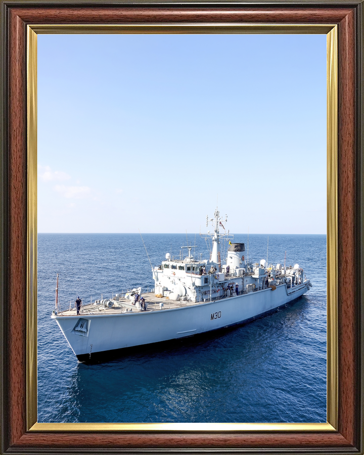HMS Ledbury M30 Hunt Class Minesweeper 2020 Port Bow View Photo Print - Posters, Prints, & Visual Artwork - by Hampshire Prints (image 9 of 9)