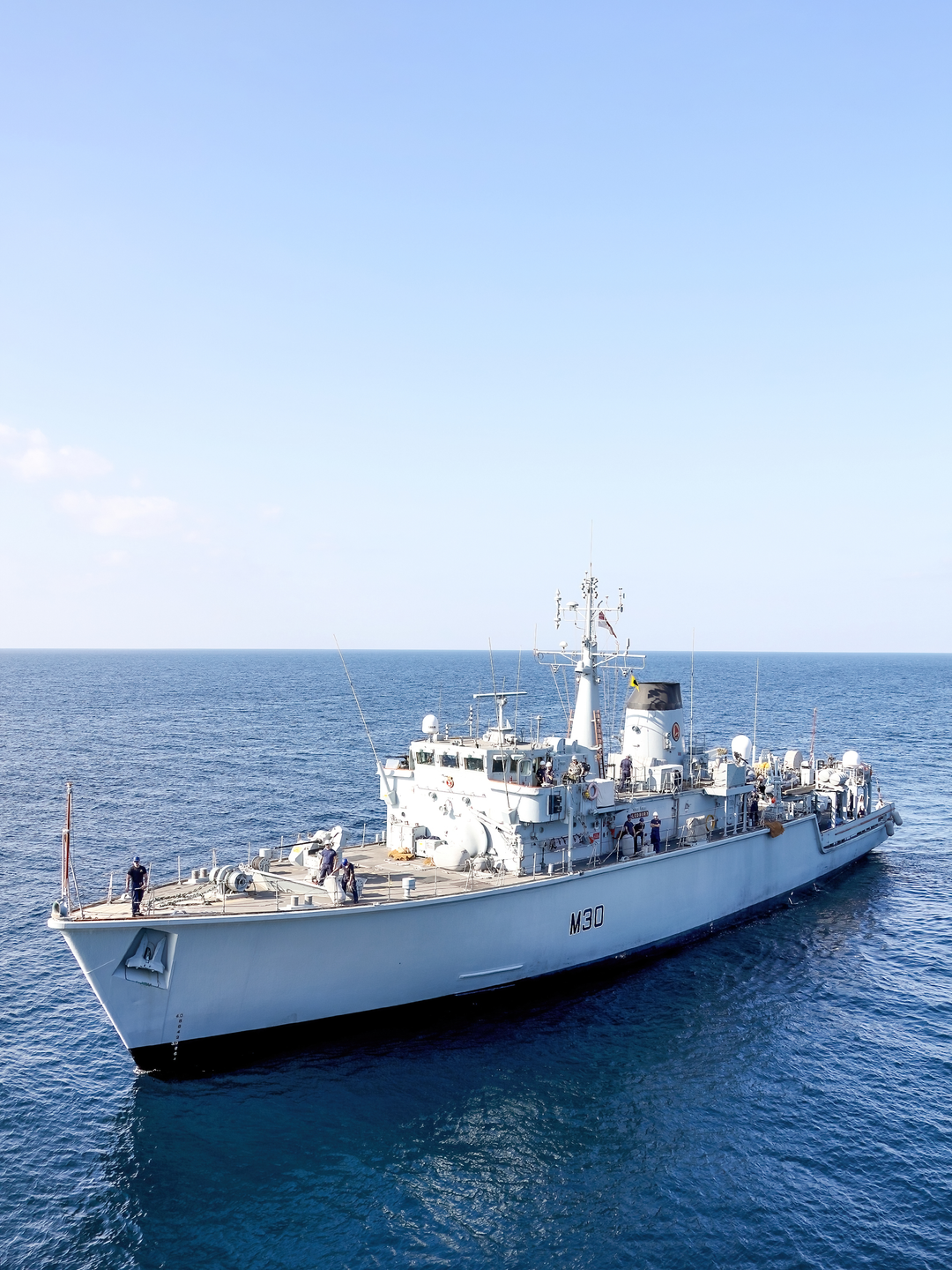 HMS Ledbury M30 Hunt Class Minesweeper 2020 Port Bow View Photo Print - Posters, Prints, & Visual Artwork - by Hampshire Prints (image 1 of 9)