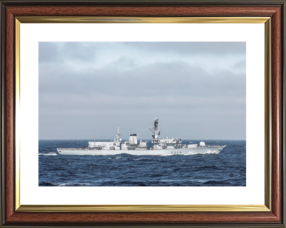 HMS Lancaster F229 Type 23 Frigate 2021 Starboard Beam View Photo Print - Posters, Prints, & Visual Artwork - by Hampshire Prints (image 8 of 9)