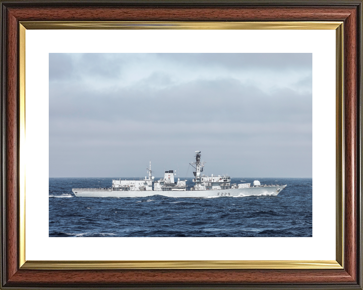 HMS Lancaster F229 Type 23 Frigate 2021 Starboard Beam View Photo Print - Posters, Prints, & Visual Artwork - by Hampshire Prints (image 8 of 9)