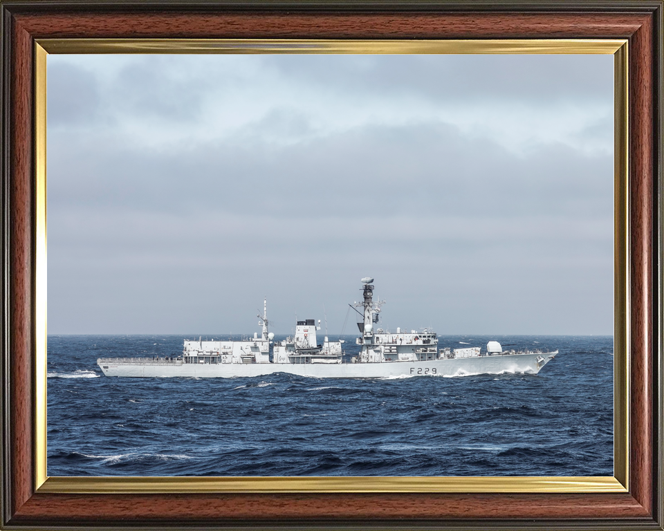 HMS Lancaster F229 Type 23 Frigate 2021 Starboard Beam View Photo Print - Posters, Prints, & Visual Artwork - by Hampshire Prints (image 9 of 9)