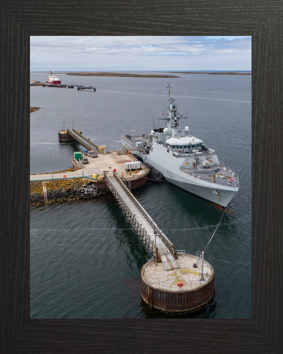HMS Forth (P222) Royal Navy River Class Patrol Ship Alongside Falklands Photo Print Wall Art Decor - Posters, Prints, & Visual Artwork - by Hampshire Prints (image 3 of 9)