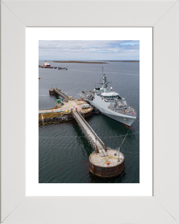 HMS Forth (P222) Royal Navy River Class Patrol Ship Alongside Falklands Photo Print Wall Art Decor - Posters, Prints, & Visual Artwork - by Hampshire Prints (image 4 of 9)