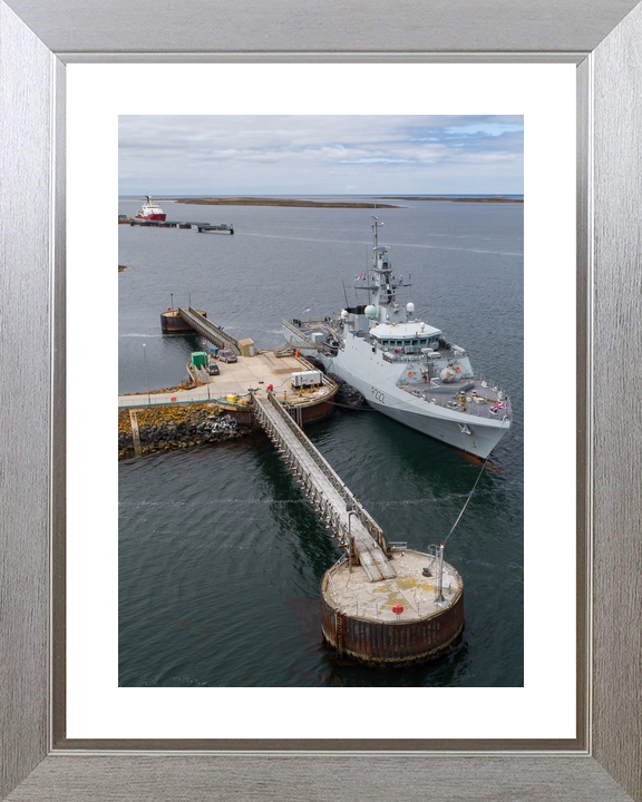HMS Forth (P222) Royal Navy River Class Patrol Ship Alongside Falklands Photo Print Wall Art Decor - Posters, Prints, & Visual Artwork - by Hampshire Prints (image 6 of 9)
