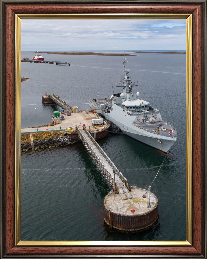 HMS Forth (P222) Royal Navy River Class Patrol Ship Alongside Falklands Photo Print Wall Art Decor - Posters, Prints, & Visual Artwork - by Hampshire Prints (image 9 of 9)