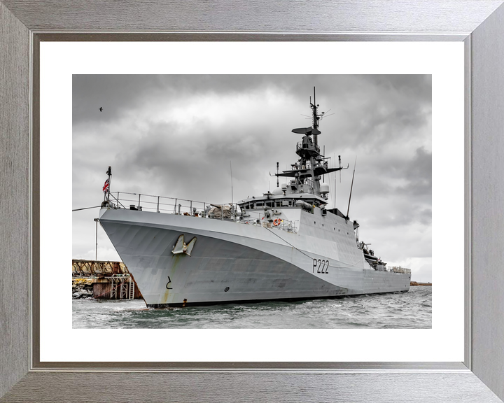 HMS Forth (P222) Royal Navy River Class Patrol Ship Low Port Side View Photo Print Wall Art Decor - Posters, Prints, & Visual Artwork - by Hampshire Prints (image 6 of 9)