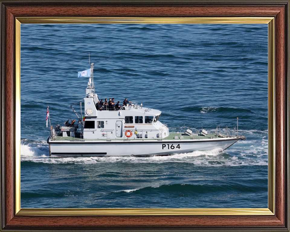 HMS Explorer (P164) Royal Navy Archer Class P2000 Patrol Vessel Starboard Beam View Photo Print Wall Art Decor - Posters, Prints, & Visual Artwork - by Hampshire Prints (image 9 of 9)