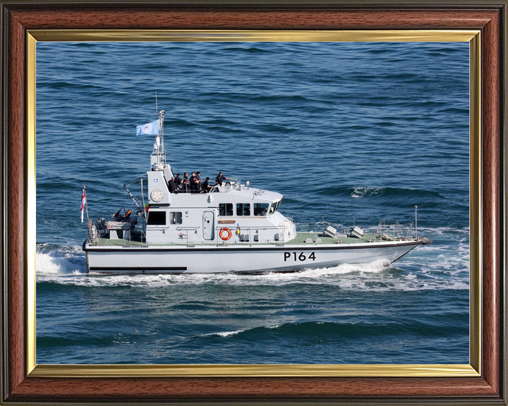 HMS Explorer (P164) Royal Navy Archer Class P2000 Patrol Vessel Starboard Beam View Photo Print Wall Art Decor - Posters, Prints, & Visual Artwork - by Hampshire Prints (image 9 of 9)