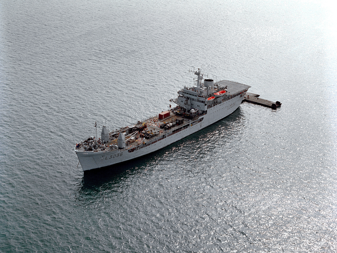 RFA Sir Percivale L3036 Round Table Class Ship May 1990 Photo Print - Posters, Prints, & Visual Artwork - by Hampshire Prints (image 1 of 9)