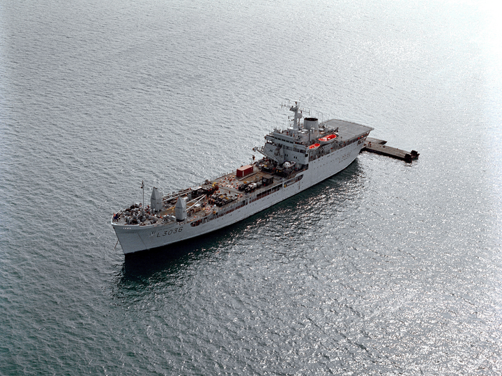 RFA Sir Percivale L3036 Round Table Class Ship May 1990 Photo Print - Posters, Prints, & Visual Artwork - by Hampshire Prints (image 1 of 9)