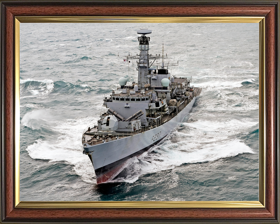 HMS Westminster F237 Type 23 Frigate January 2018 At Sea Photo Print - Posters, Prints, & Visual Artwork - by Hampshire Prints (image 9 of 9)