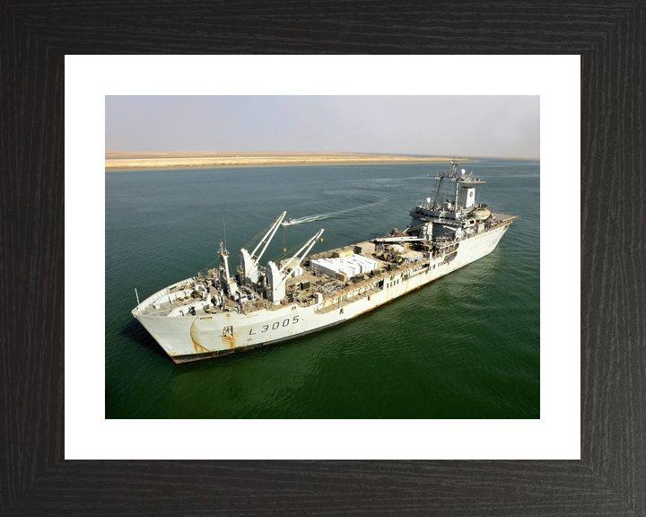 RFA Sir Galahad L3005 Round Table Class Ship March 2003 High Port Bow View