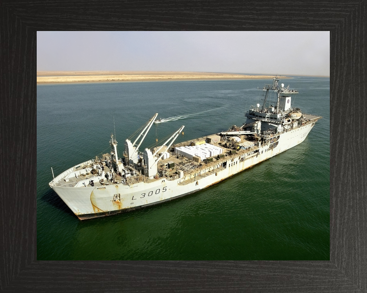 RFA Sir Galahad L3005 Round Table Class Ship March 2003 High Port Bow View