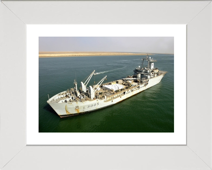 RFA Sir Galahad L3005 Round Table Class Ship March 2003 High Port Bow View