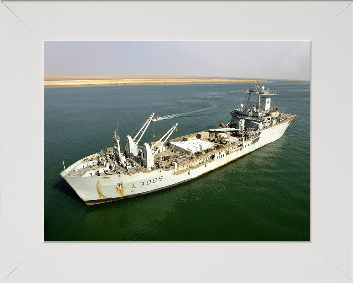RFA Sir Galahad L3005 Round Table Class Ship March 2003 High Port Bow View