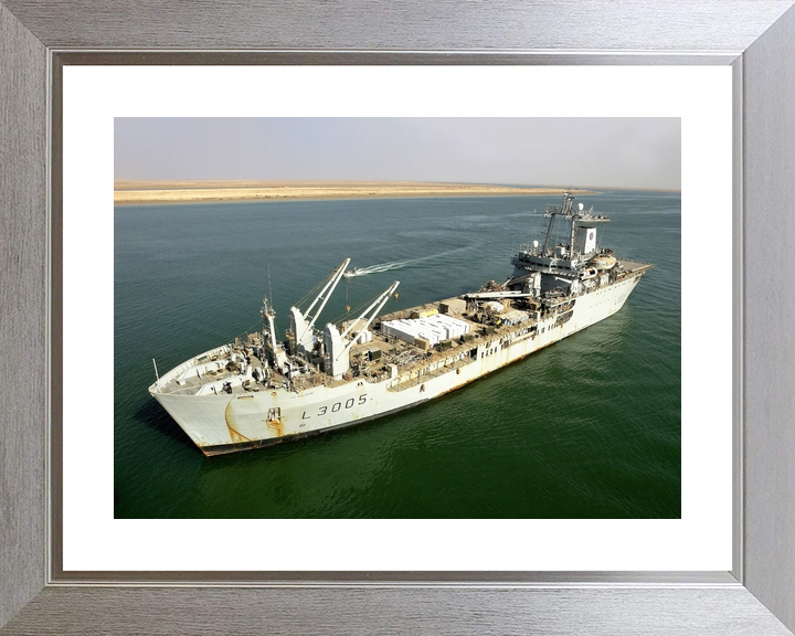 RFA Sir Galahad L3005 Round Table Class Ship March 2003 High Port Bow View