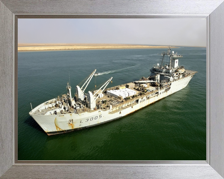 RFA Sir Galahad L3005 Round Table Class Ship March 2003 High Port Bow View