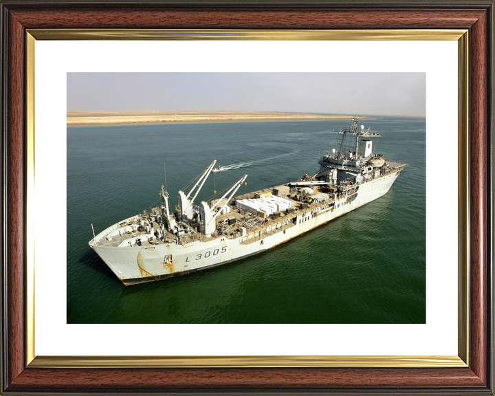 RFA Sir Galahad L3005 Round Table Class Ship March 2003 High Port Bow View