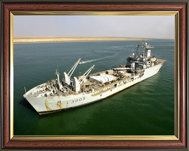 RFA Sir Galahad L3005 Round Table Class Ship March 2003 High Port Bow View
