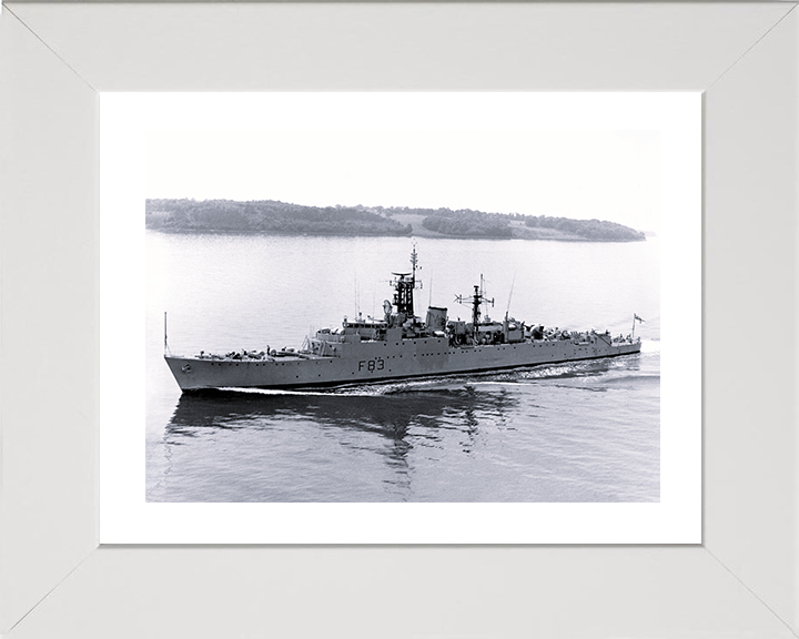 HMS Ulster (F83) Photo Print- Plymouth Sound 1969 - Royal Navy Type 15 Frigate