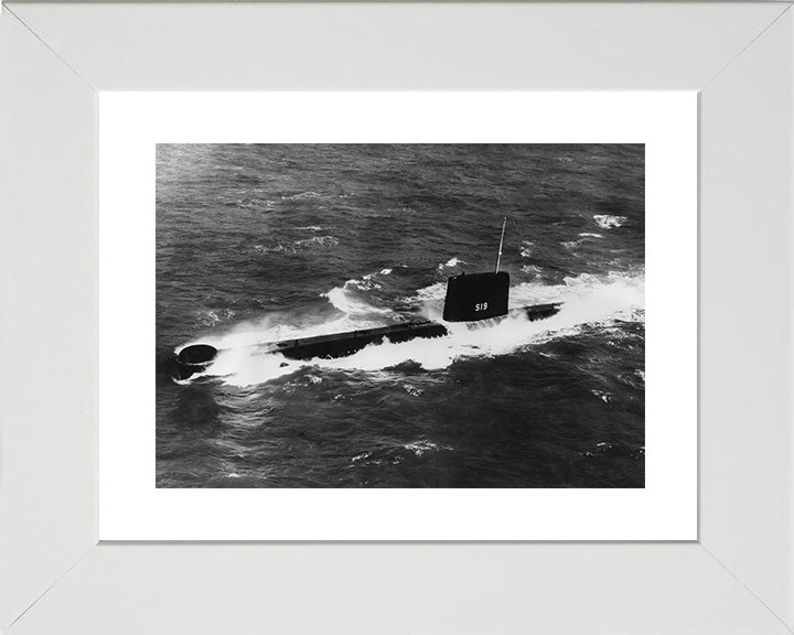 HMS Opossum S19 Royal Navy Oberon class Submarine Photo Print or Framed Print - Hampshire Prints