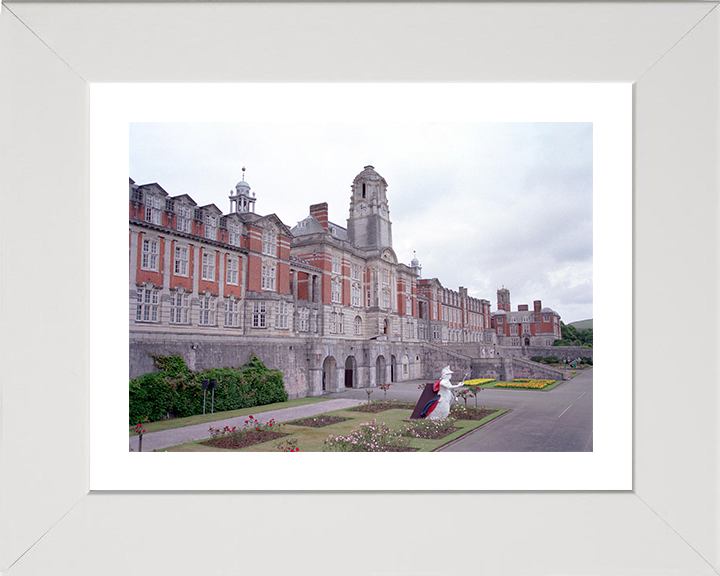 Britannia Royal Naval College (BRNC) Dartmouth in Spring Photo Print - Royal Navy Training Establishment