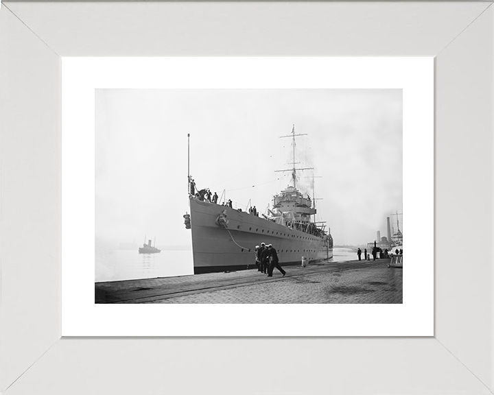 HMS York (90) Royal Navy York Class heavy cruiser Photo Print or Framed Print - Hampshire Prints