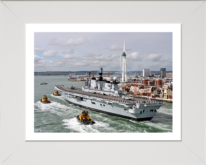 HMS Illustrious R06 | Photo Print | Framed Print | Invincible Class | Aircraft Carrier | Royal Navy Hampshire Prints