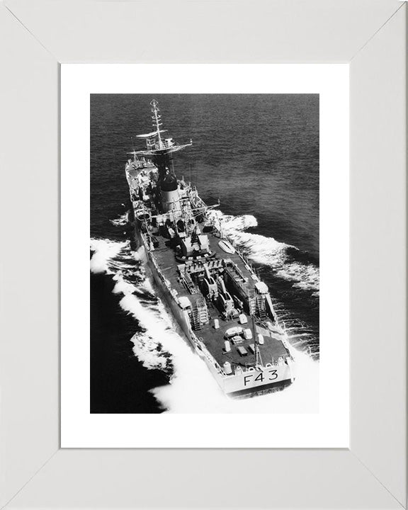 HMS Torquay F43 Royal Navy Whitby class frigate Photo Print or Framed Print - Hampshire Prints