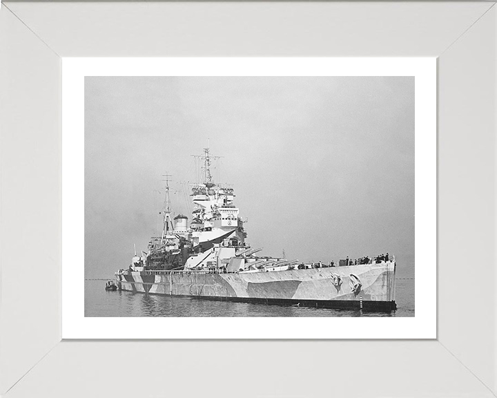 HMS Howe 32 | Photo Print | Framed Print | King George V Class | Battleship | Royal Navy Hampshire Prints