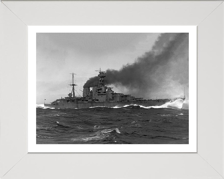 HMS Hood (51) | Photo Print | Framed Print | Admiral Class | Battlecruiser | Royal Navy Hampshire Prints