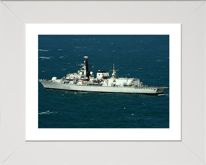 HMS Monmouth F235 Royal Navy type 23 Frigate Photo Print or Framed Print - Hampshire Prints