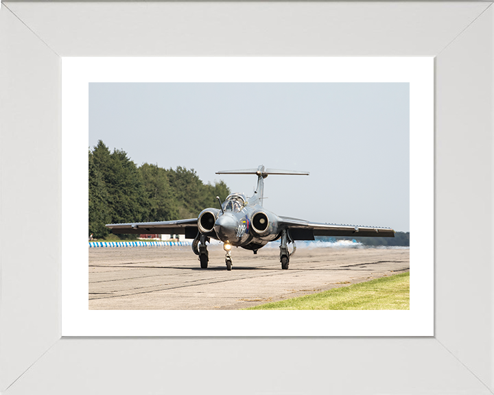 RAF Buccaneer S2B Taking off 2019 Photo Print - Royal Air Force Aircraft Posters, Prints, & Visual Artwork Hampshire Prints 10 x 8 White Frame Yes