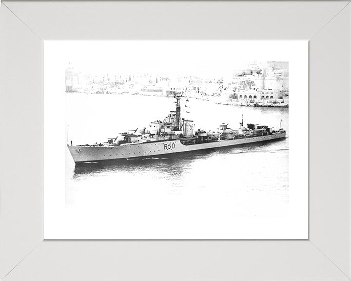 HMS Venus R50 (F50) | Photo Print | Framed Print | Poster | Type 15 | Frigate | Royal Navy Hampshire Prints