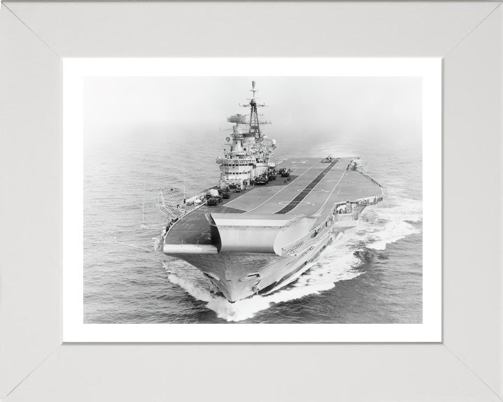 HMS Hermes R12 Royal Navy Centaur class Aircraft carrier Photo Print or Framed Print - Hampshire Prints