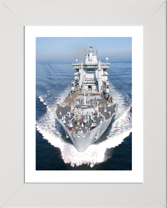 RFA Wave Ruler (A390) Photo Print - At Sea 2004 - Royal Fleet Auxiliary Wave Class Fleet Tanker Posters, Prints, & Visual Artwork Hampshire Prints 10 x 8 White Frame Yes