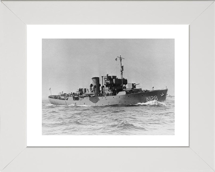 HMS Samphire K128 Royal Navy Flower class corvette Photo Print or Framed Print - Hampshire Prints