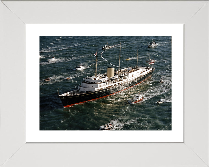 HMY Britannia Royal Yacht paying off Photo Print or Framed Photo Print Hampshire Prints