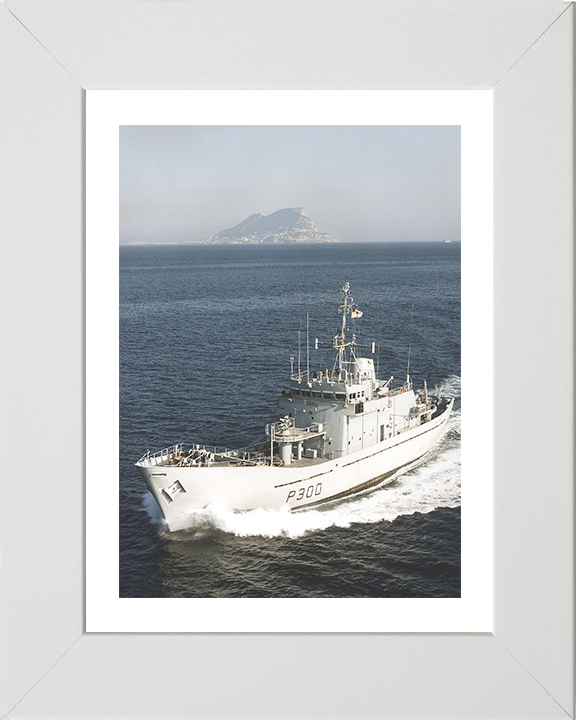 HMS Lindisfarne (P300) Photo Print - Gibraltar - Royal Navy Island Class Patrol Vessel